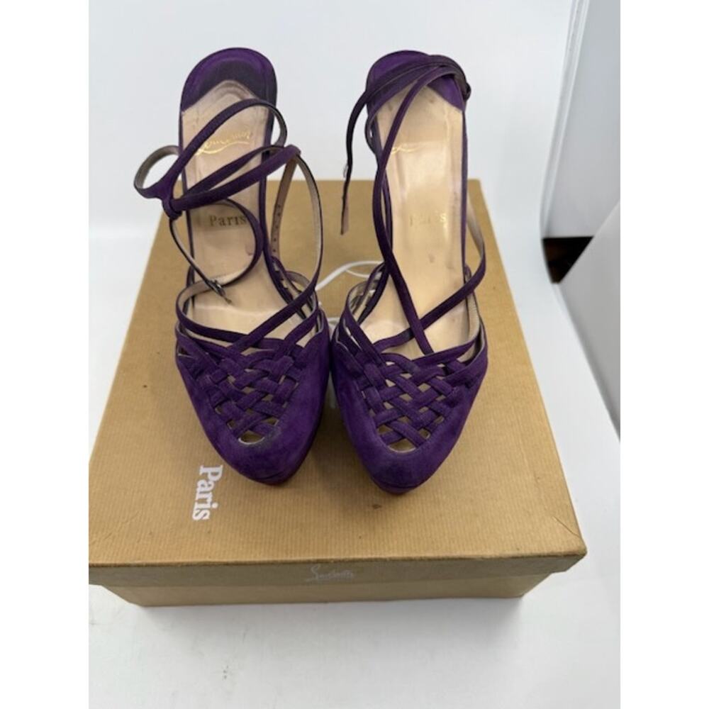 Christian Louboutin Purple Heels - Picture 4 of 16